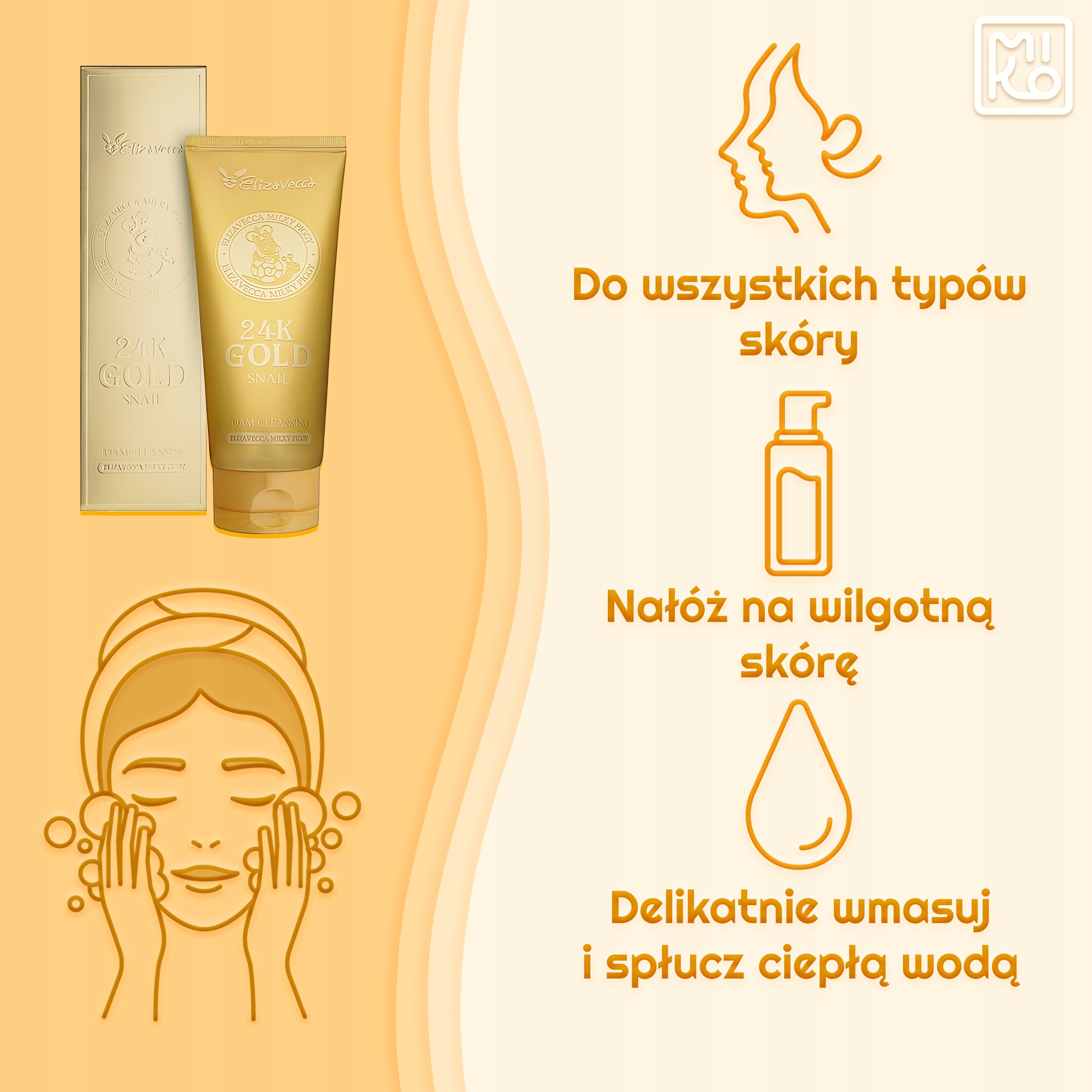 Pianki do twarzy Elizavecca 180 ml - obrazek 2
