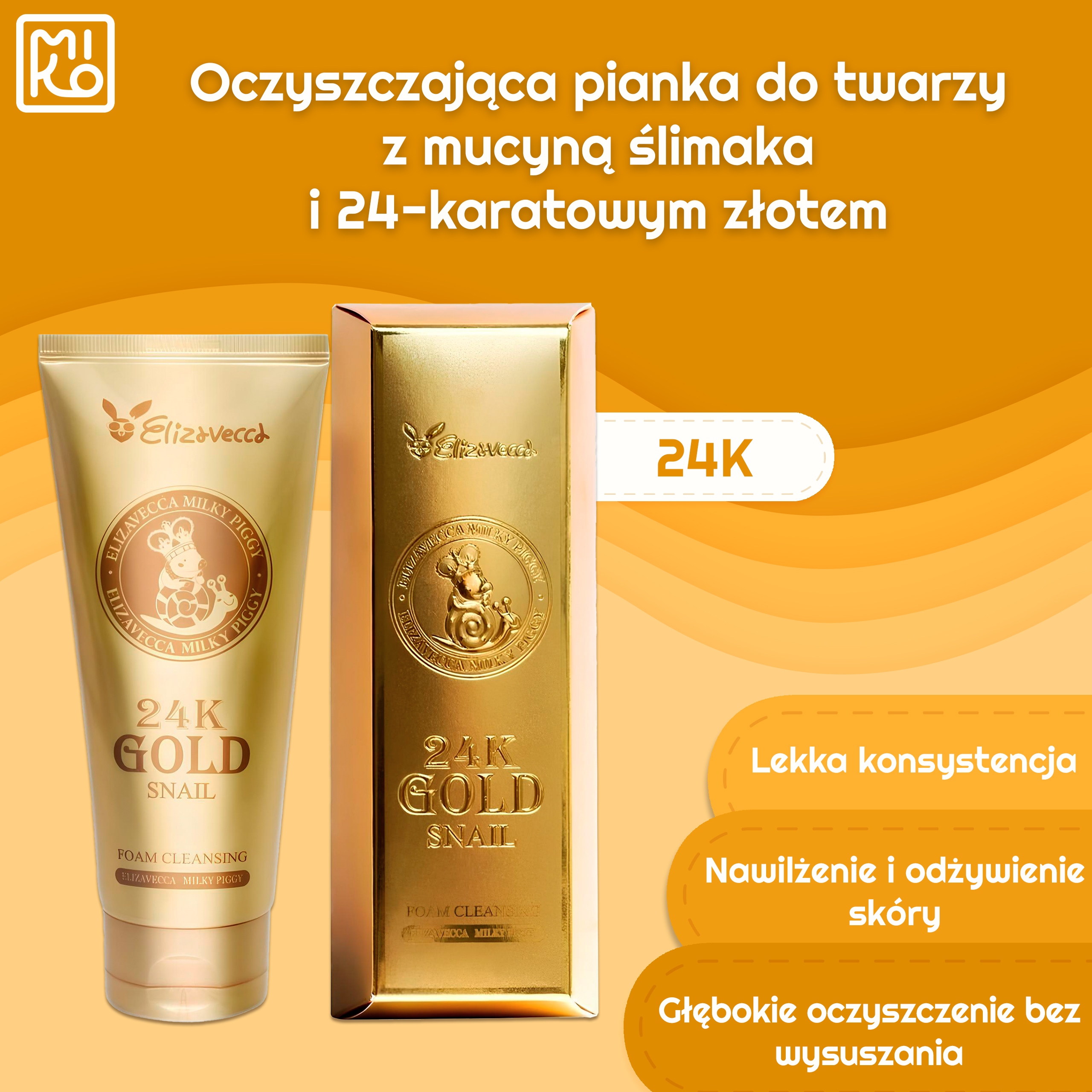 Pianki do twarzy Elizavecca 180 ml - obrazek 3